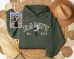 Customized Dad Hoodie with Photo