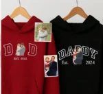 Customized Dad Hoodie with Photo - Image 3