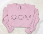 Personalised Dog Ears Cute Sweatshirt, Dog Mom Sweater - Image 4