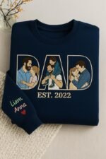 Embroidered Custom DAD Sweatshirt - Image 6