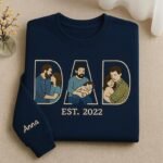Embroidered Custom DAD Sweatshirt - Image 4