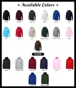 Roman Numeral Embroidered Matching Hoodie - Image 6