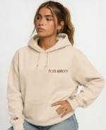 Roman Numeral Embroidered Matching Hoodie For Couples - Image 3