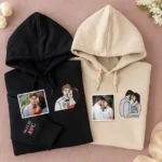 Premium Embroidered Portrait Hoodie For Loved Ones