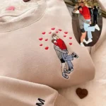 Premium Embroidered Portrait Hoodie For Loved Ones - Image 4