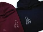 Premium Custom Embroidered Sketch Photo Hoodie - Image 6