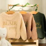 Embroidered Kids Name Sweater