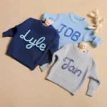 Hand Embroidered Kids Name Sweater - Image 5